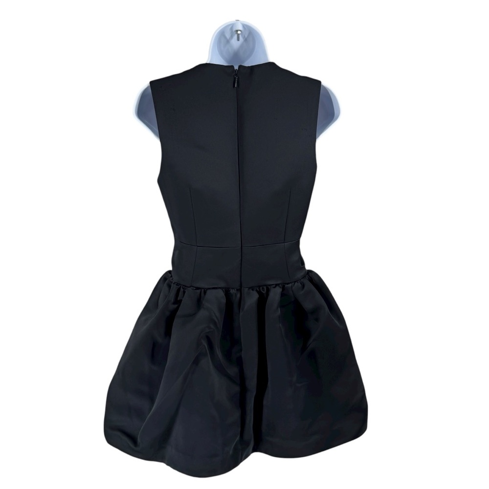 Tanya Taylor Black Noaki Embellished Sleeveless Drop Waist Mini Dress Size 0 - Picture 7 of 14